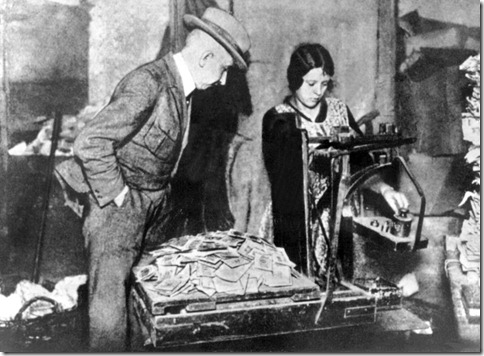 Germany is still haunted by the memory of the hyperinflation of the 1920s. That's one reason why many Germans are so opposed to printing money to solve the euro crisis.